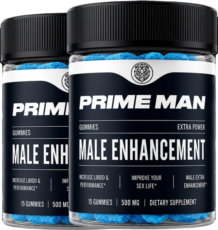 Forfait de 2 bouteilles de Prime Man Gummies